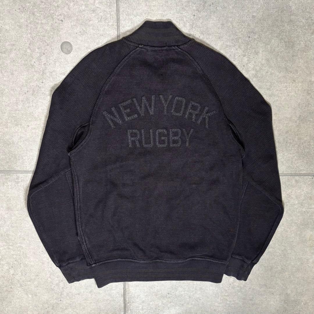 ラルフローレン　MA-1　ボンバージャケット　スカル　RUGBY　刺繍　ベル型