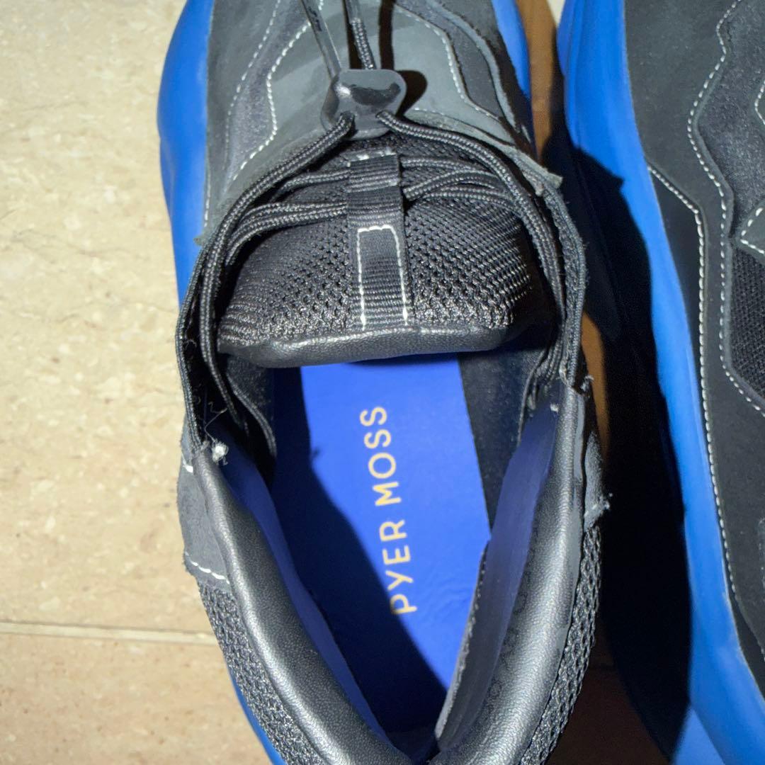 靴 Pyer Moss Sculpt black/blue US9 27cm