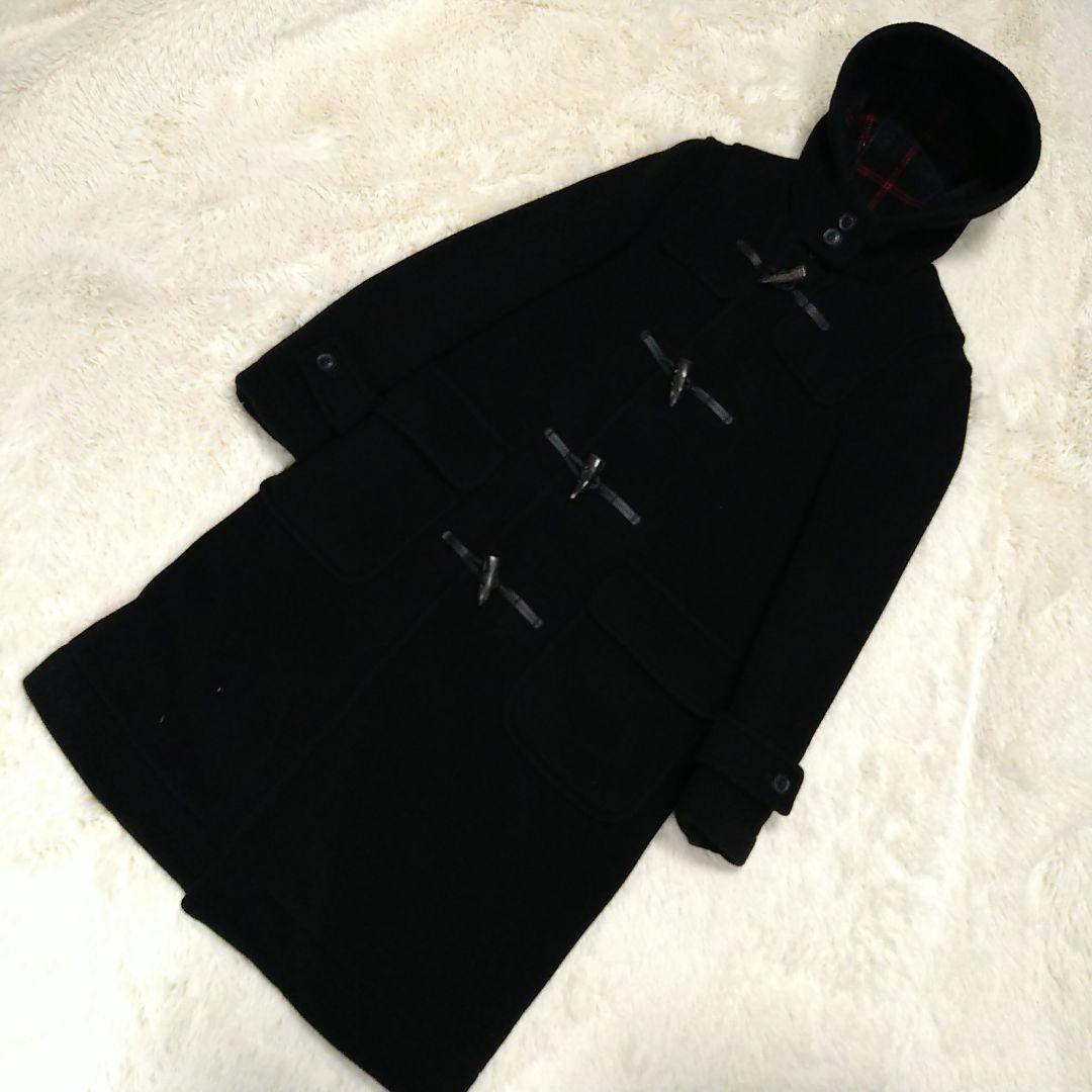 美品【ロンドントラディション】Ｌサイズ ダッフルコート イギリス製 黒