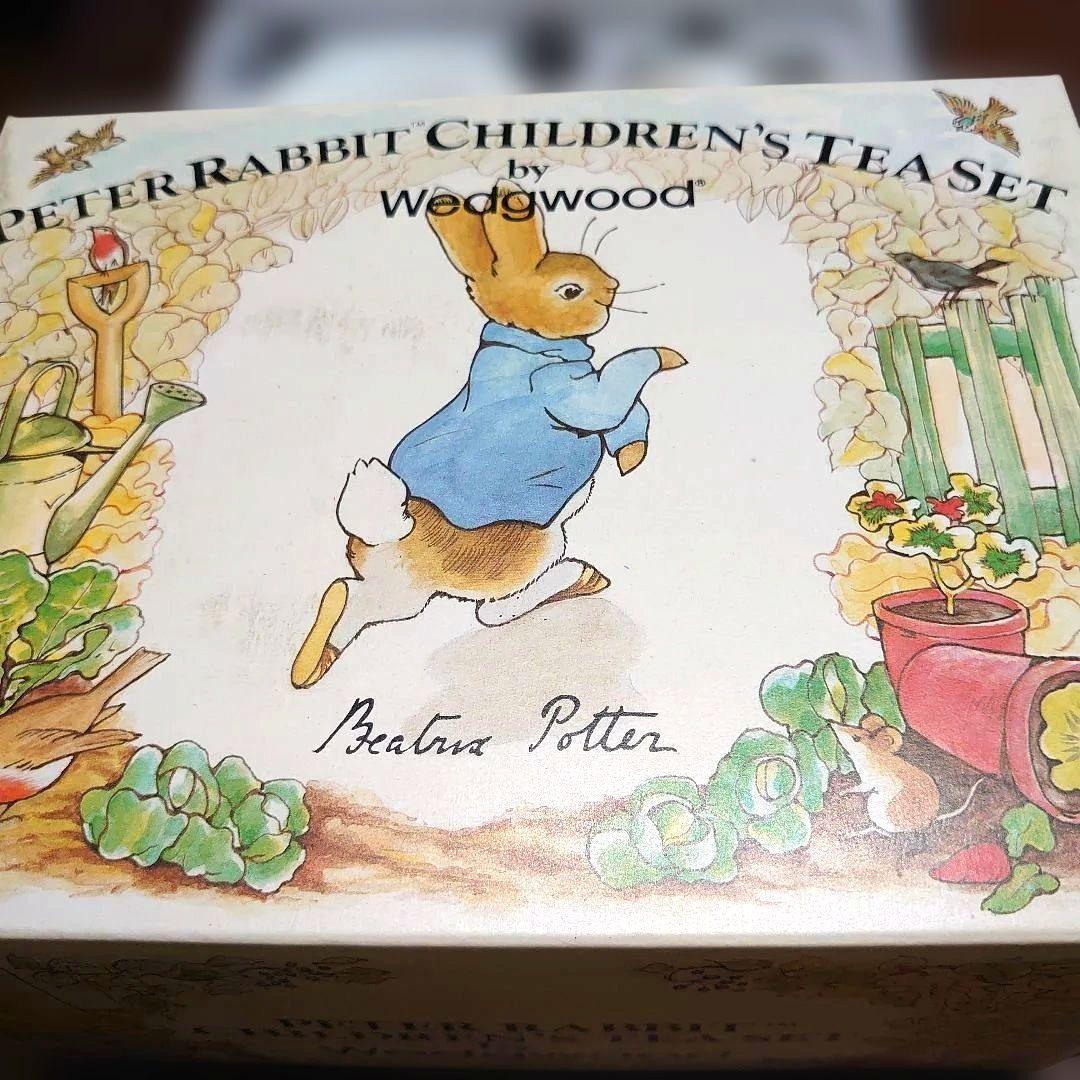 未使用　ピーターラビットチャイルドティーセット  英国製