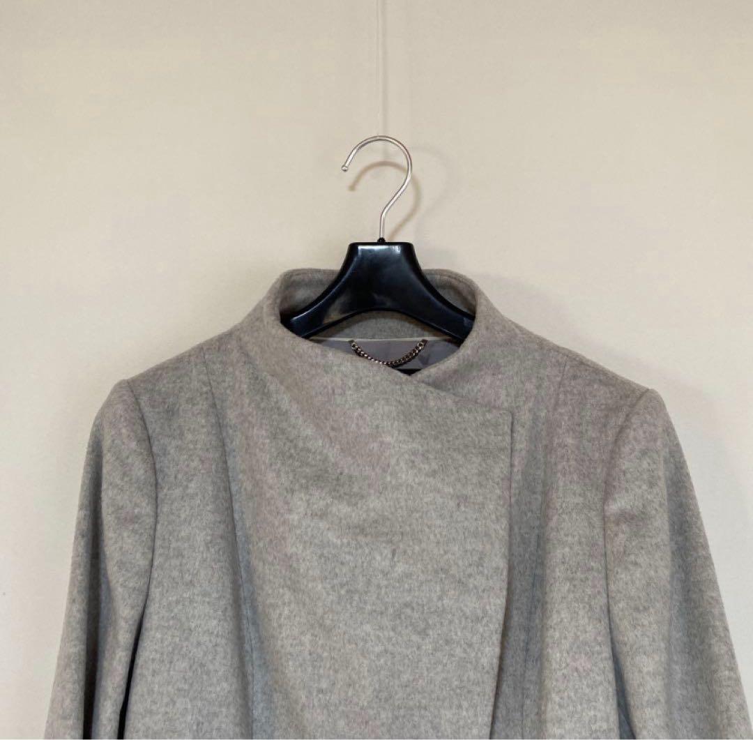 UNTITLED アンタイトル ウール 1 ロングコート ライトグレー系 DMW