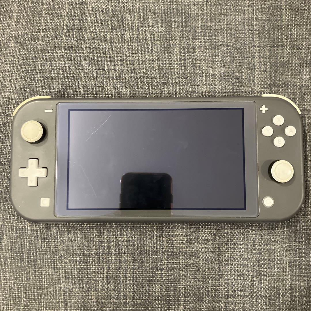 ゆ*ー様 Switch Lite グレー 本体のみ 動作確認済み カバー付き