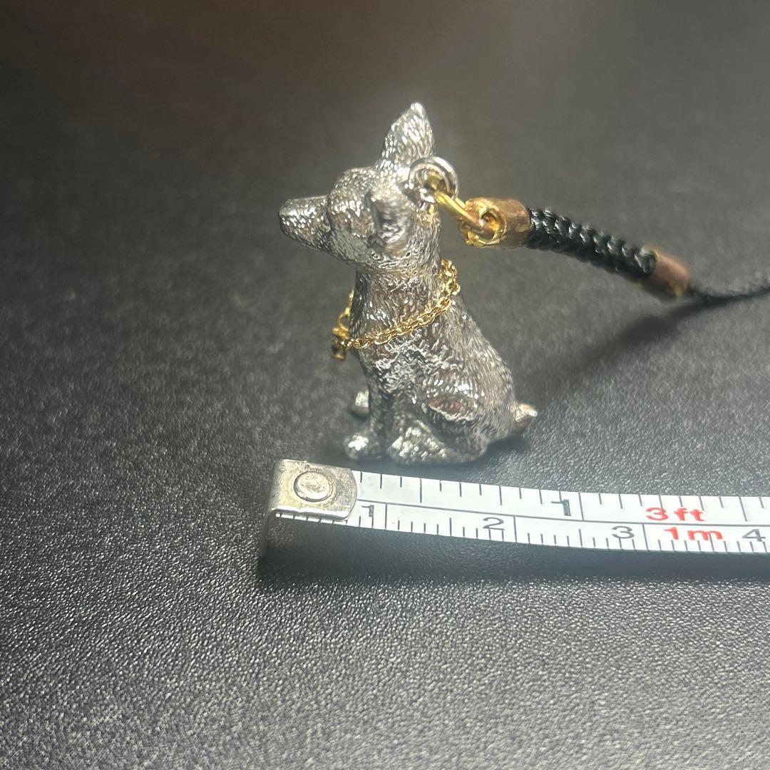 シルバー925K18付 ミニチュアピンシャーチャーム