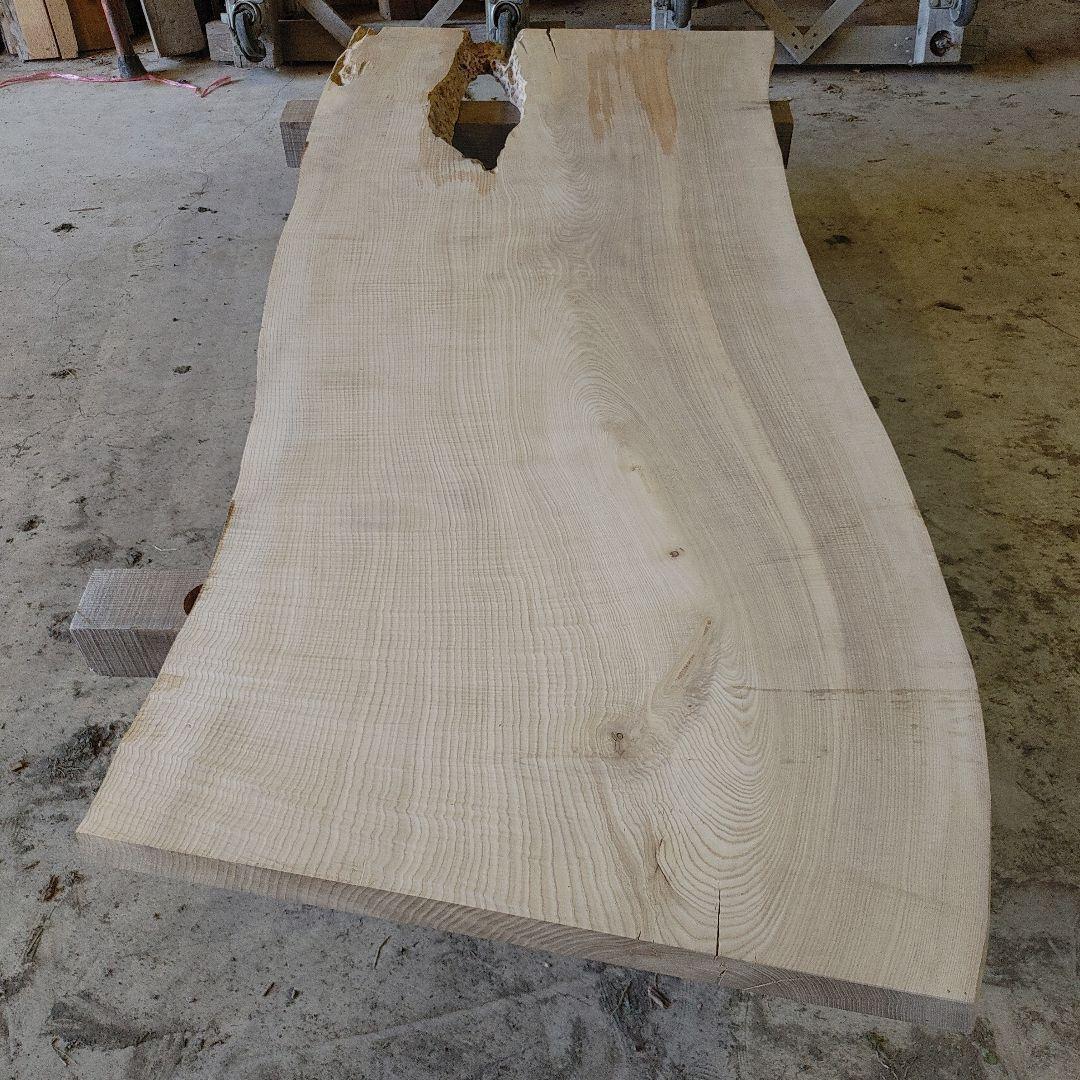 送料込み　一枚板　クリ　栗　無垢材　天板　テーブル　カウンター DIY　番号57