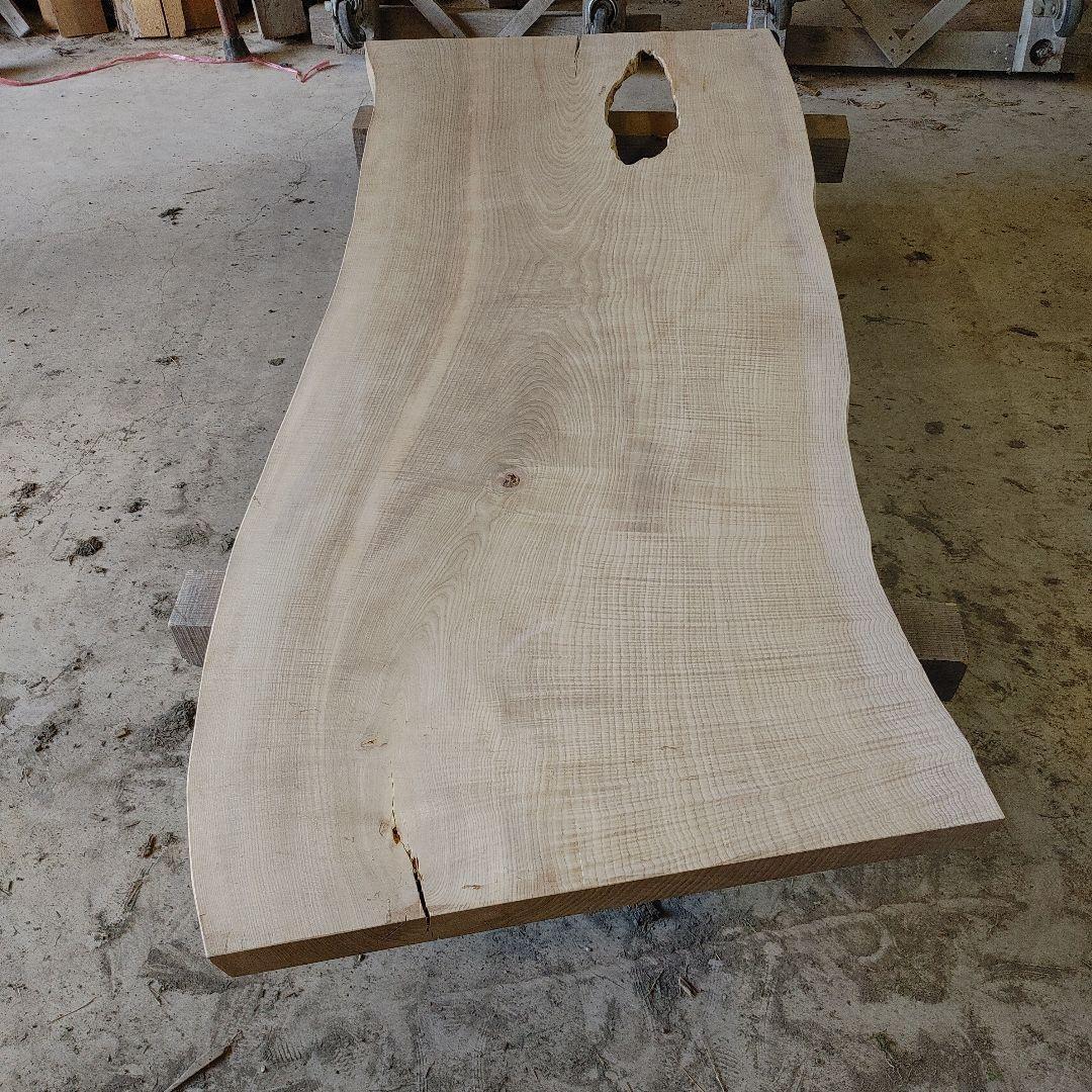 送料込み　一枚板　クリ　栗　無垢材　天板　テーブル　カウンター DIY　番号57