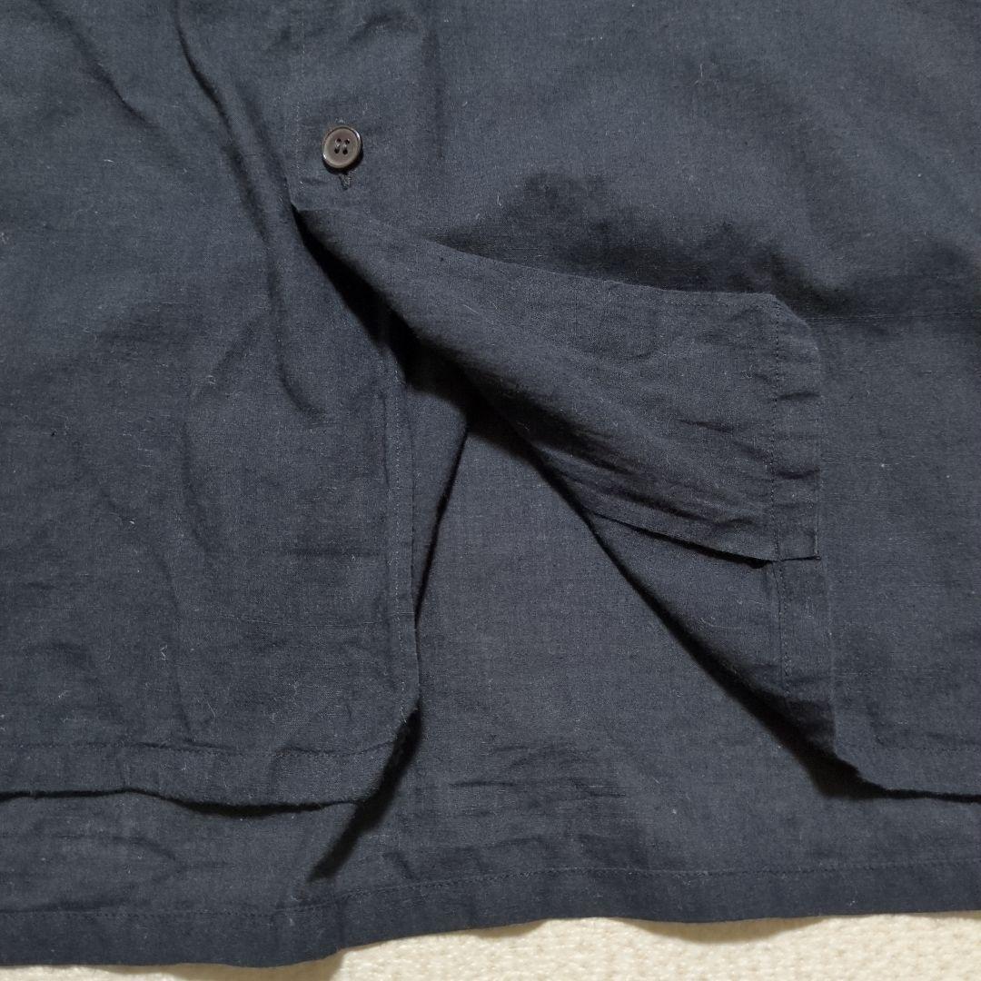 COMOLI 24SS KHADIコットン半袖 オープンカラーシャツ 3