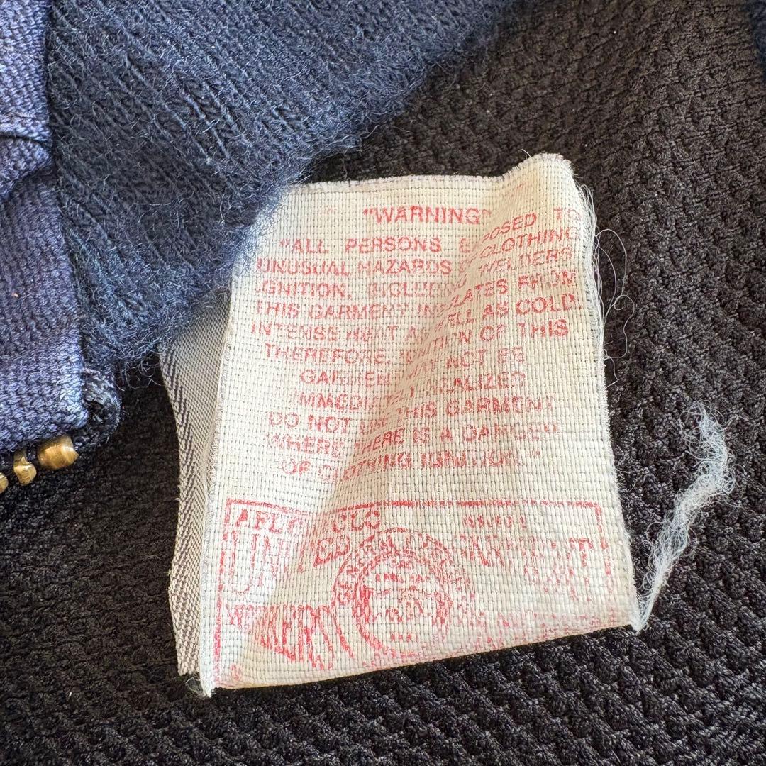 美品◎カーハート 80s サンタフェ 襟なし ネイビー M USA 100周年