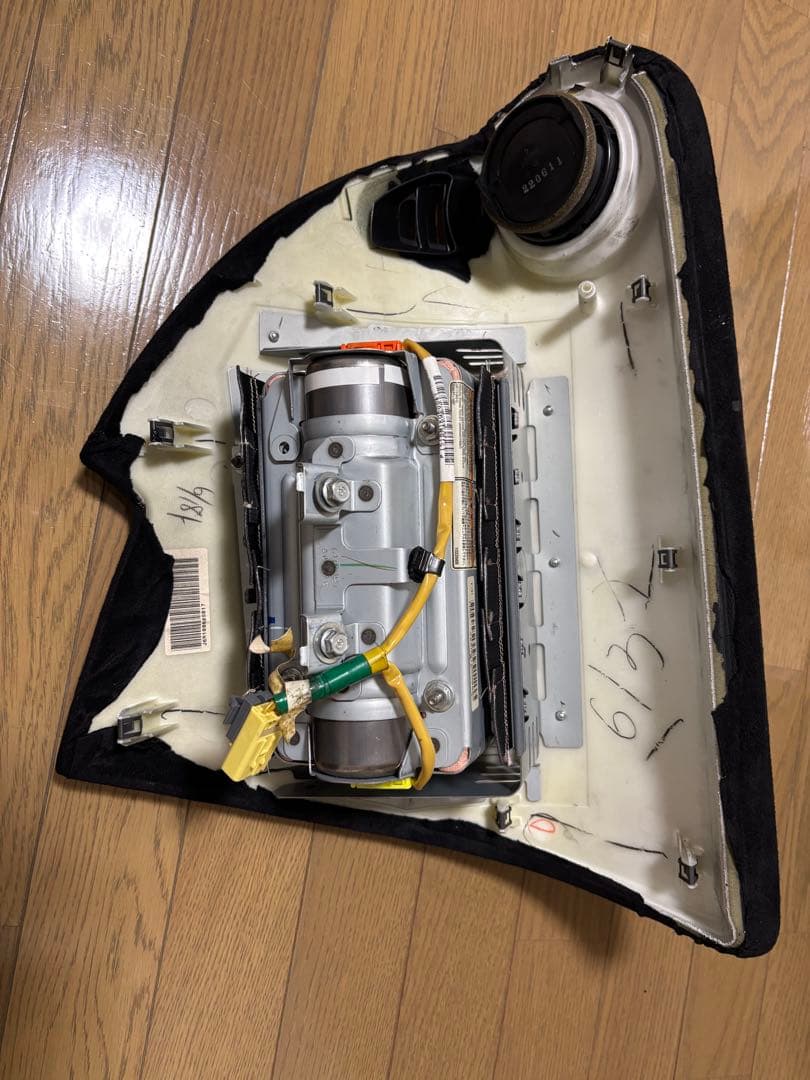 さんま、魚 RX8 ダッシュボードパネル 自作スエード エアバッグ付き