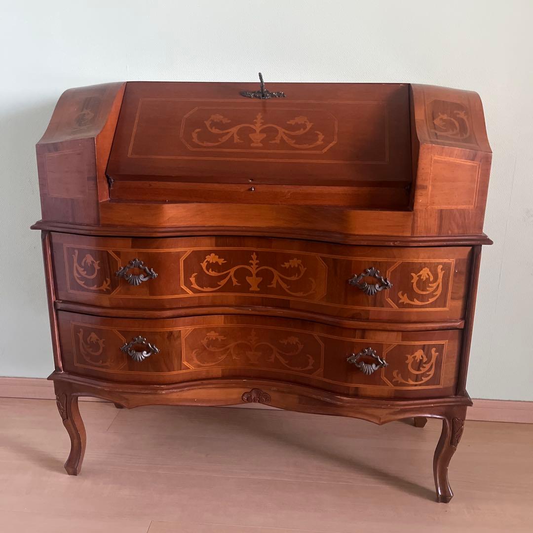 ベル❣️値下げ交渉可アンティークイタリア家具タロッコ 社ライティングビューロ