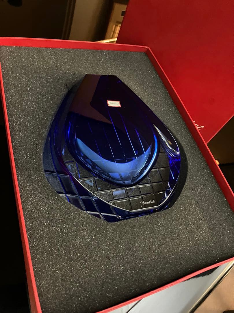 Baccarat 青色クリスタル neptune ビンテージ