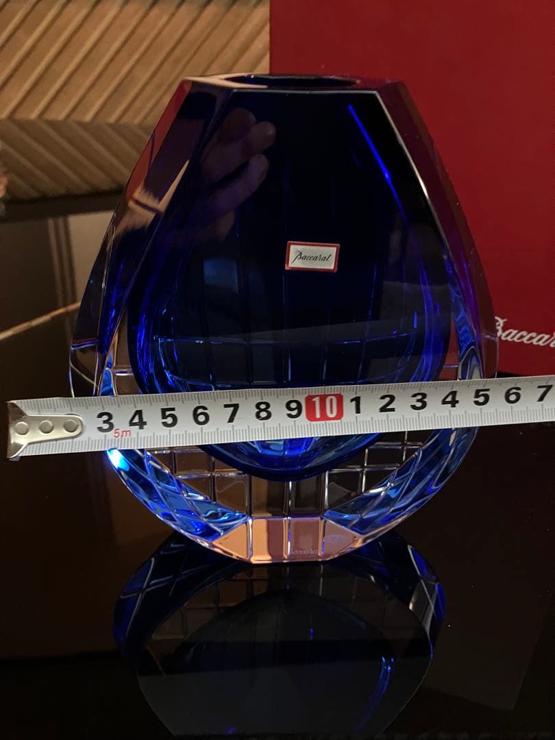 Baccarat 青色クリスタル neptune ビンテージ