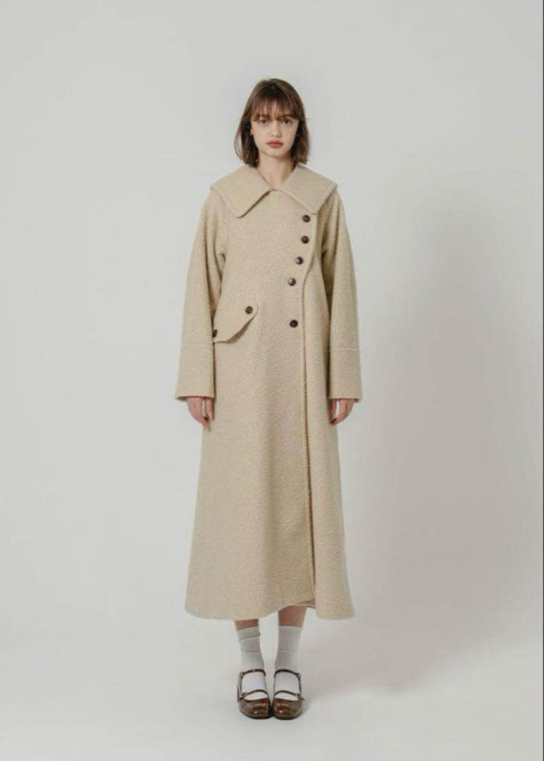 【ぱぴ】美品　eaphi WESTERN LONG COAT beige