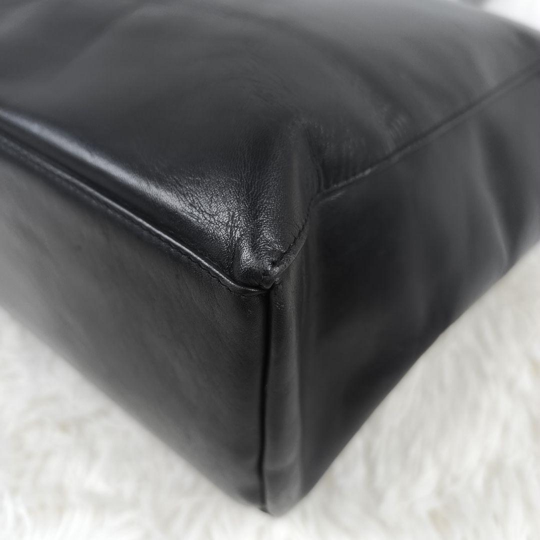 ✨美品✨ グリーンレーベルリラクシング トートバッグ レザー 肩掛け A4可 紺