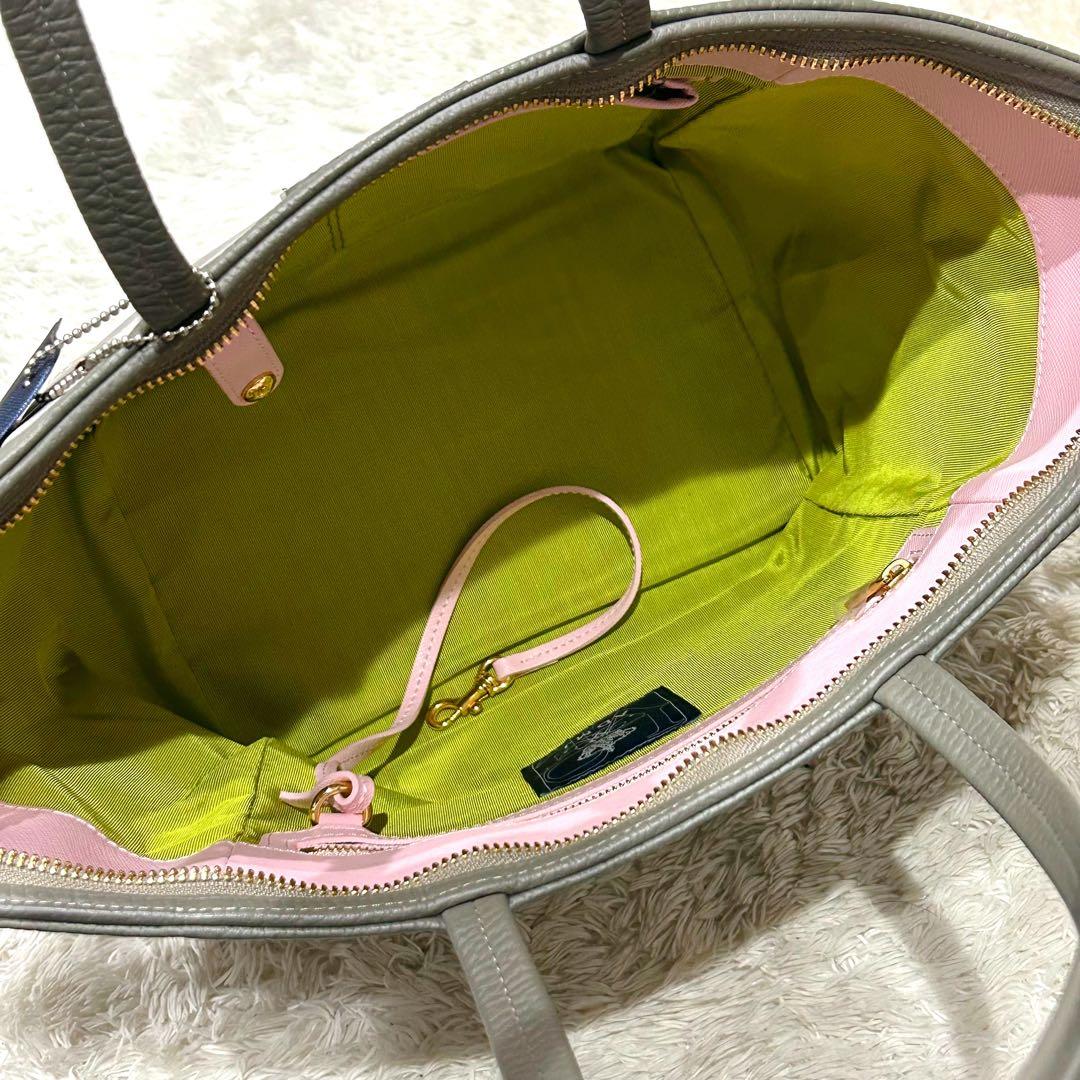 売切価格❗ADMJ ペイズリー バンダナ柄 トートバッグ 灰 /白 未使用に近い