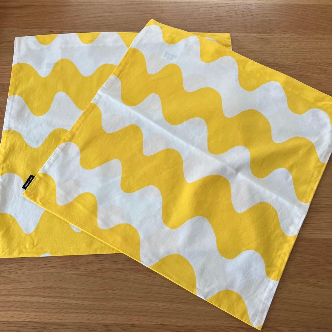 マリメッコ ピックロッキ クッションカバー　2枚組