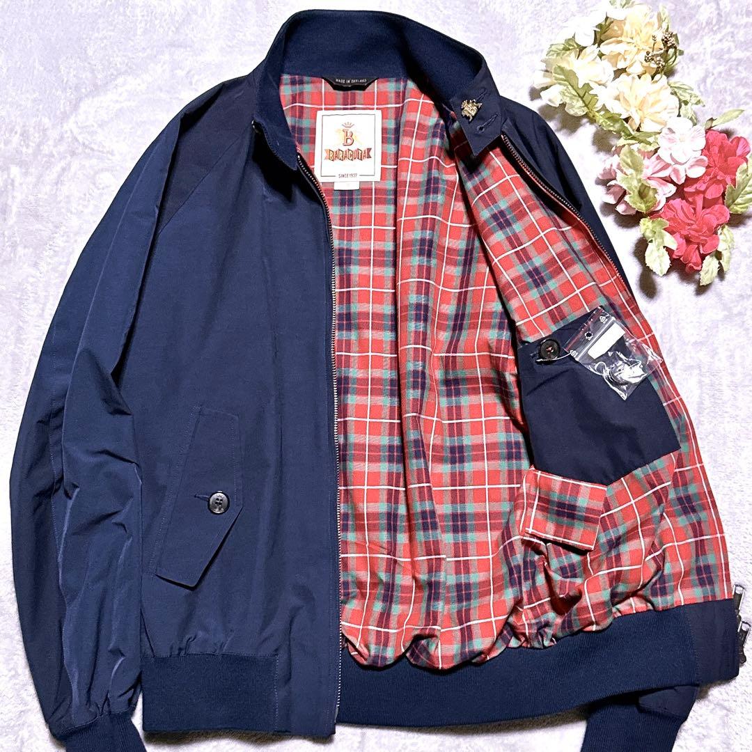 バッヂ付き【未使用】バラクータ ハリントンジャケット G9 38 ネイビー