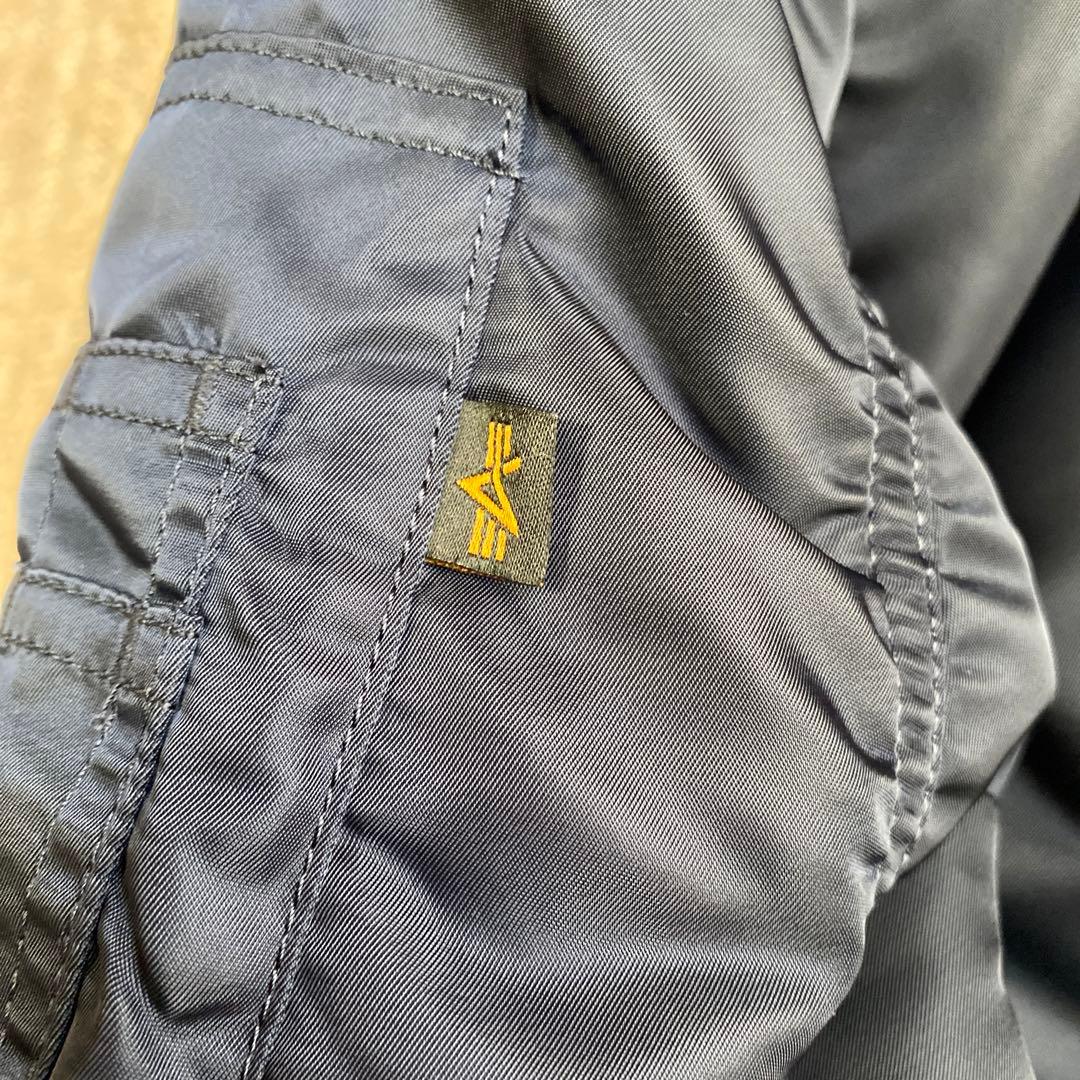 MA-1 フライトジャケットALPHA ネイビーS超美品