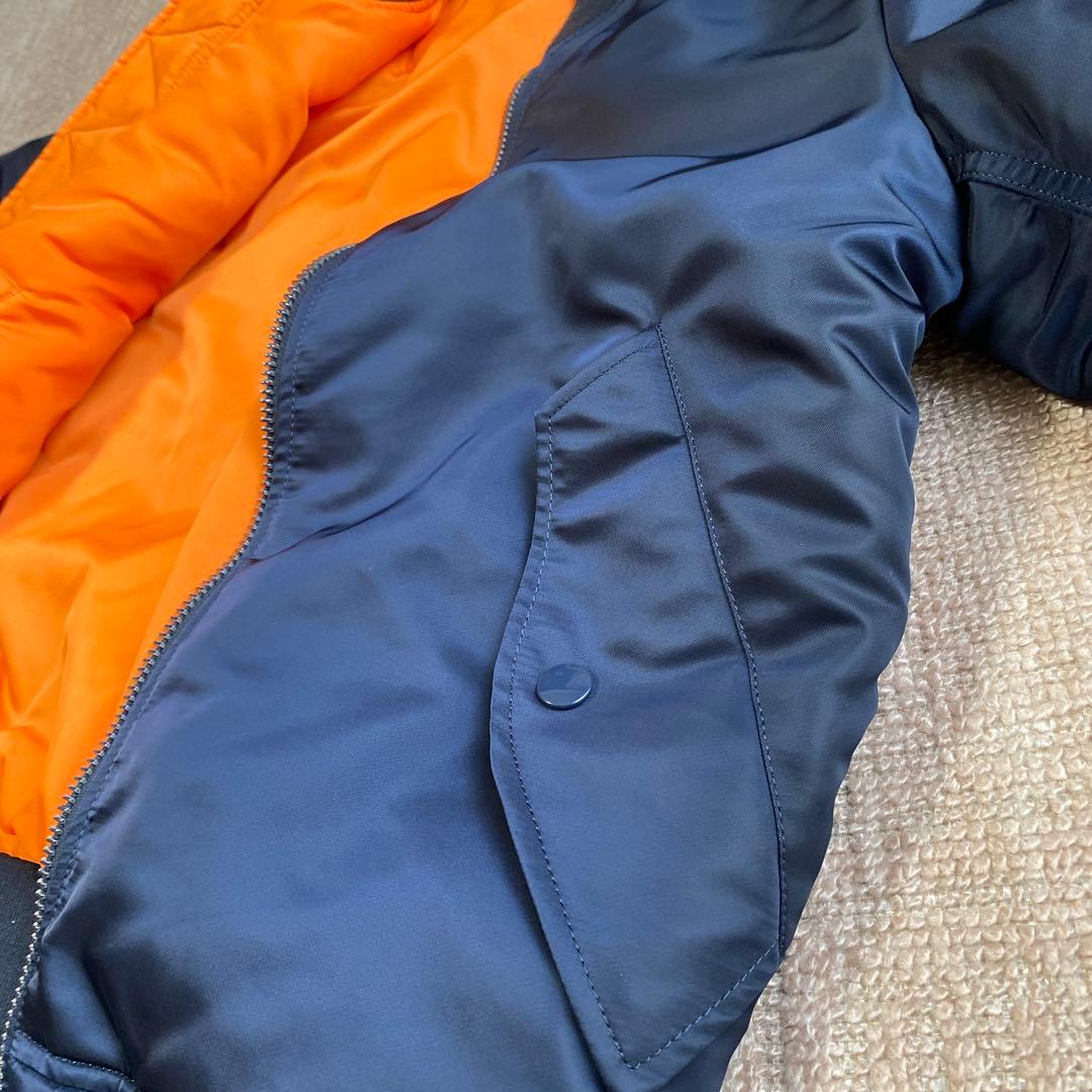 MA-1 フライトジャケットALPHA ネイビーS超美品