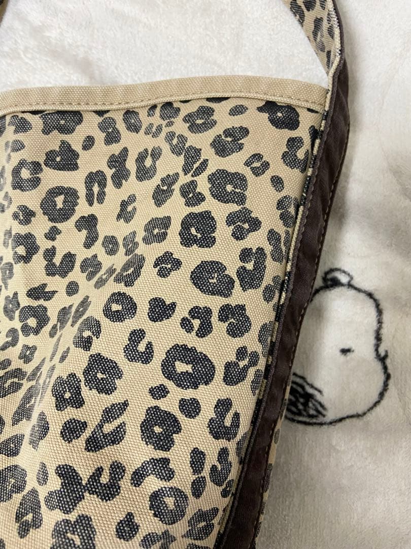 ハグオーワー　ワンハンドルバケツバッグ　ヒョウ柄　ブラウン　未使用品♡