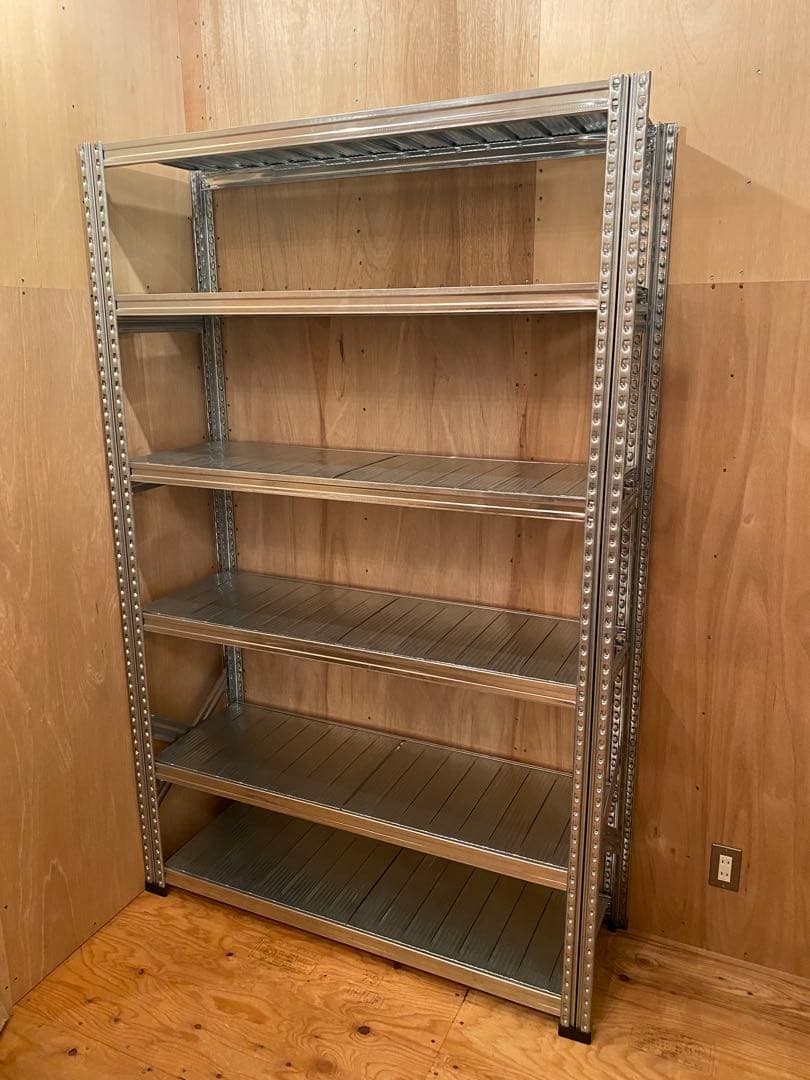 【直接引き渡し限定/東京】メタルシステム スチールシェルフ 幅120cm/6段