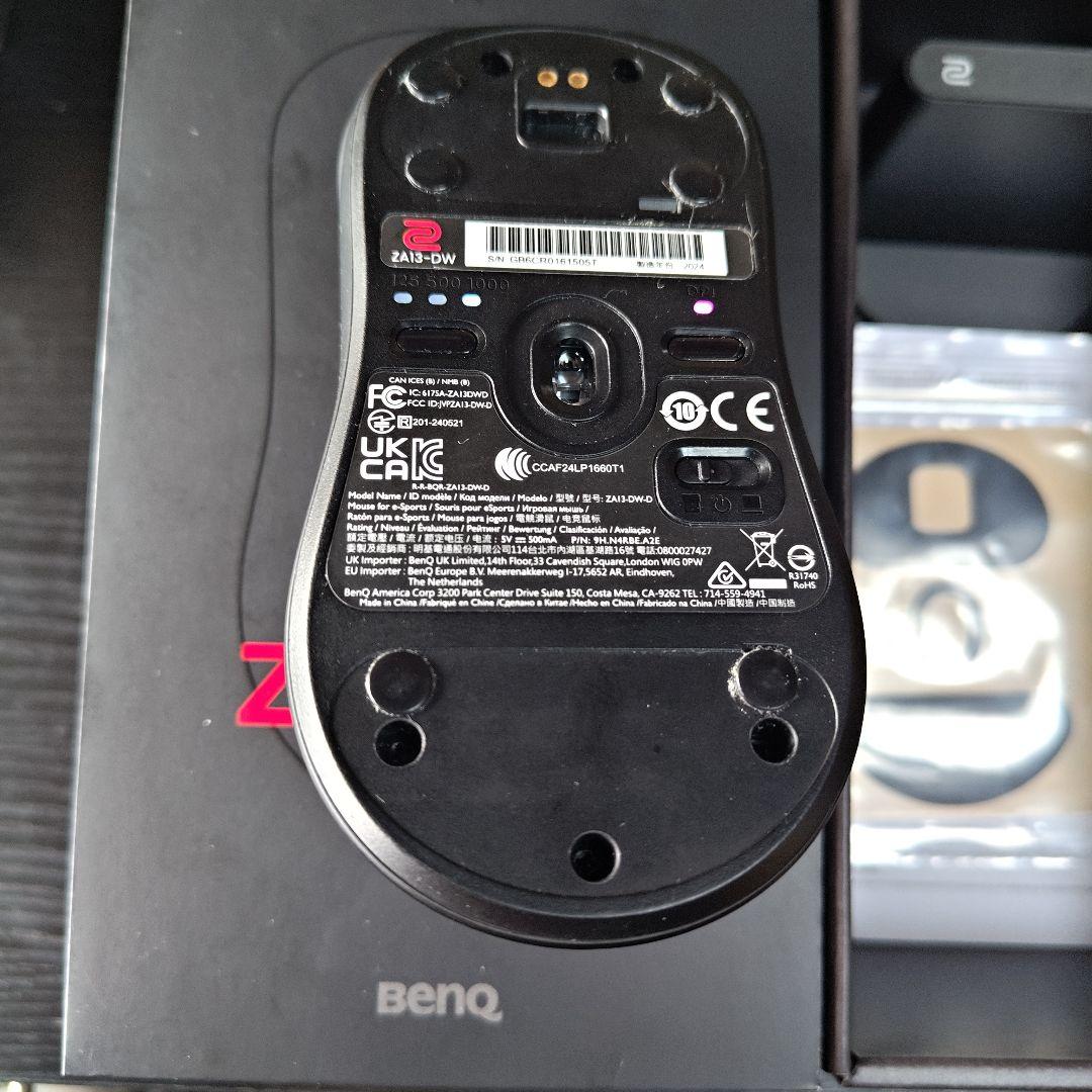 BenQ ZOWIE ZA13-DW ワイヤレスマウス 本体
