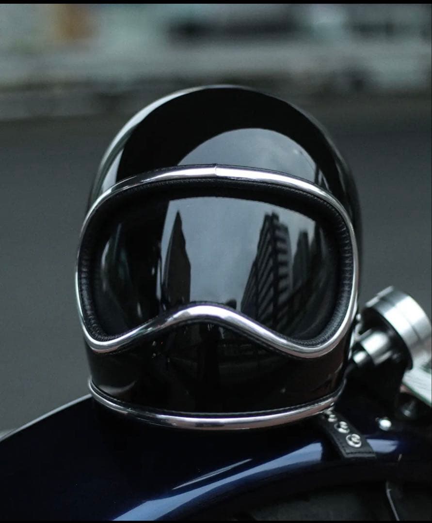 新品　スペースヘルメットXLサイズ　ブラック　ゴーグル、ケース付きnobudz風