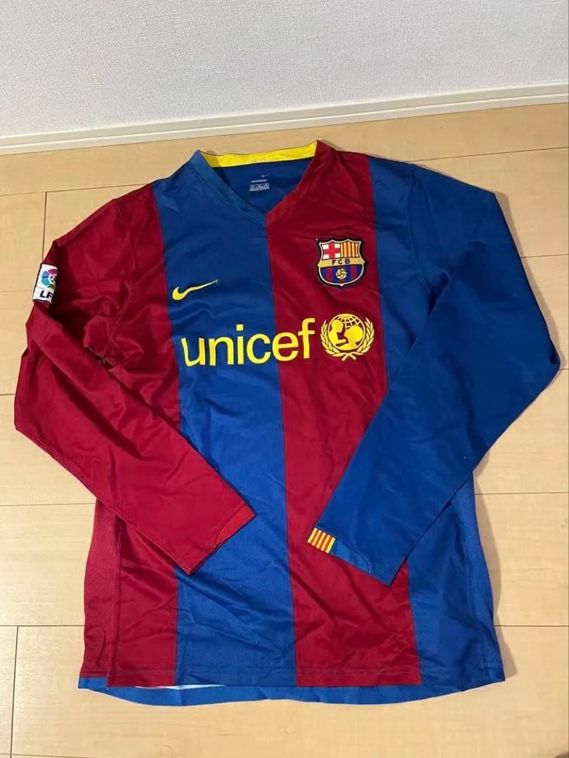 レア物　2006-2007年頃　バルセロナ　長袖ユニフォーム　メンズのM