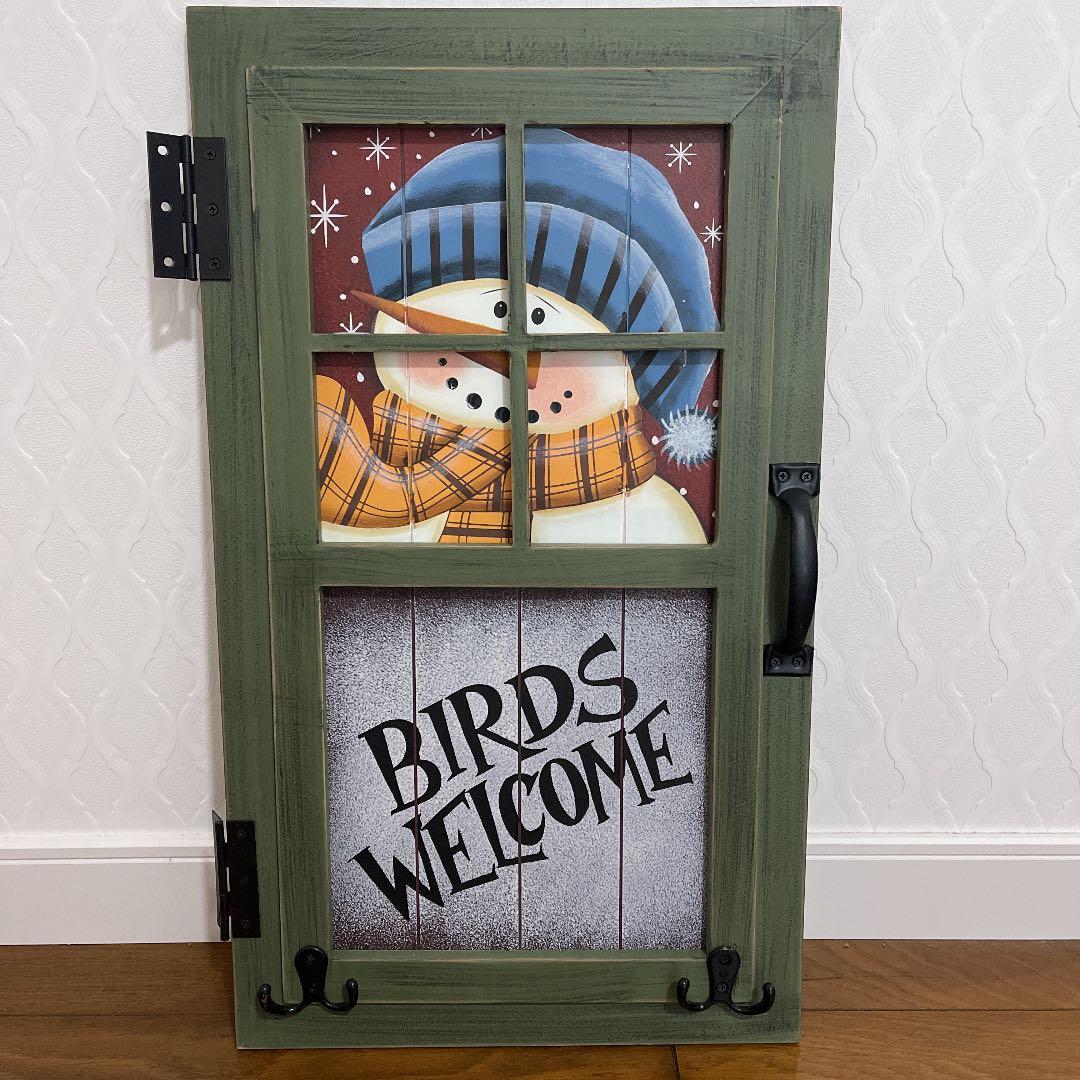 撮影小物　スタジオ　写真撮影　スノーマン扉