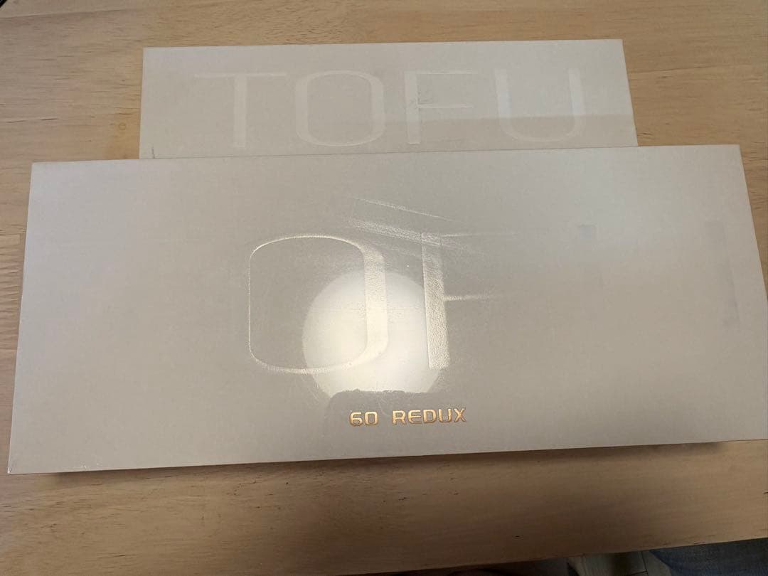 Tofu60 Redux ケース(アクリル)& 真鍮製ウェイトバー