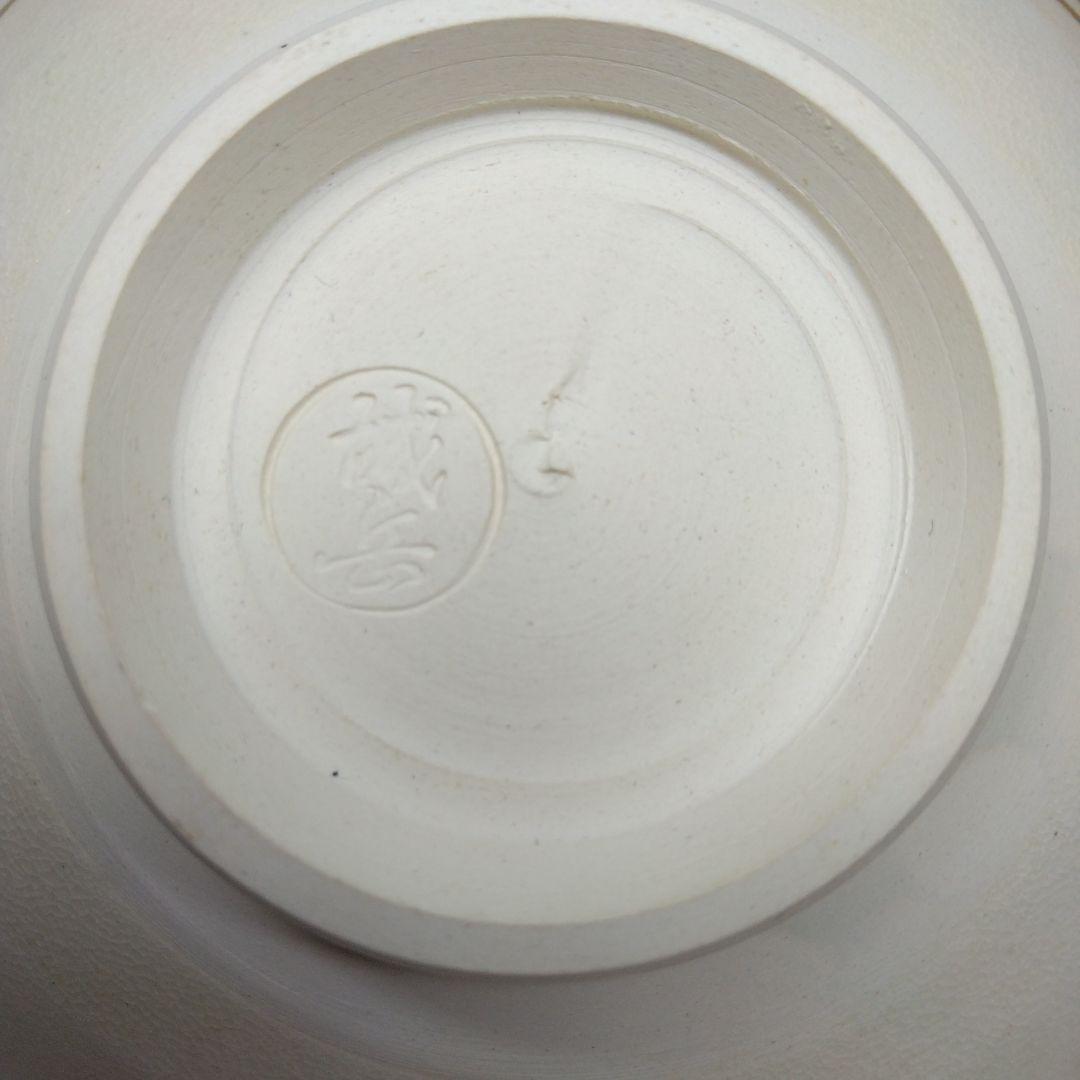 鳴滝窯 城岳造 色絵芦ニ赤とんぼ文 茶碗 共箱 茶道具