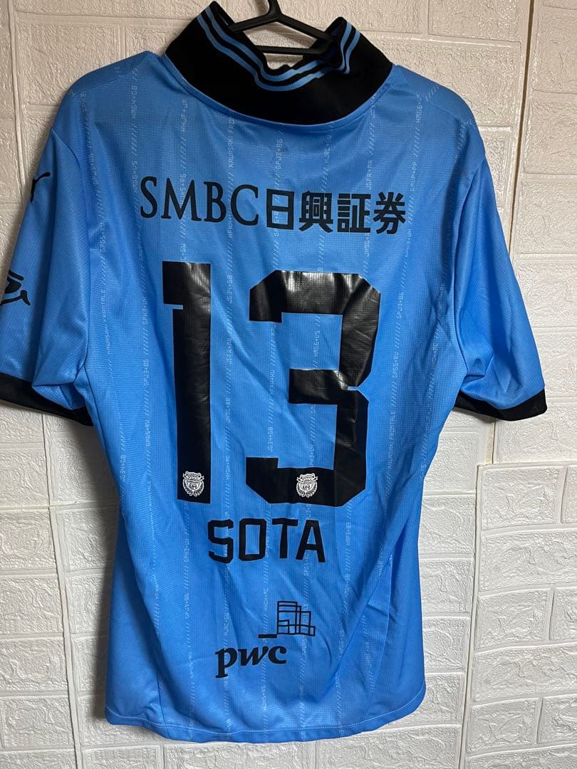 川崎フロンターレオーセンティックユニフォーム2025 三浦颯太　Lサイズ