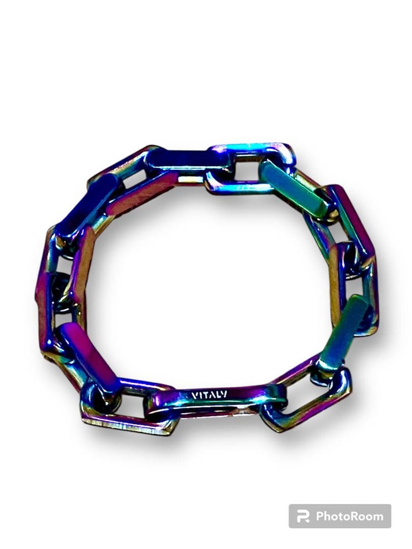 vitaly anti gasoline ブレスレット 虹 レインボー マルチ