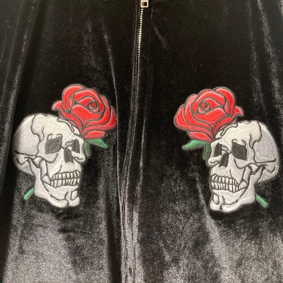 カンビオ ベロアスカジャン（スカルローズ）