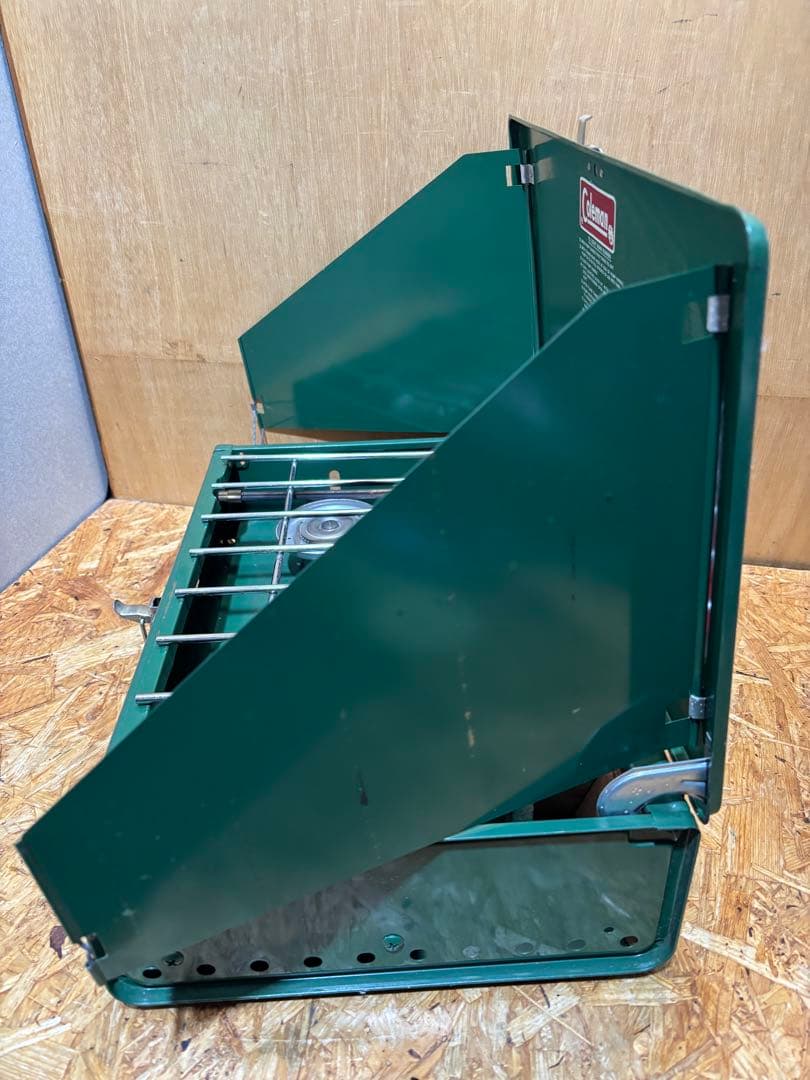 ヴィンテージ コールマン コンパクト ツーバーナー 425E ポンプカップ交換済