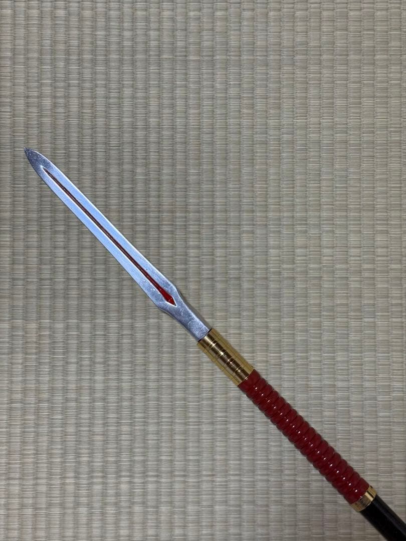 槍　やり　3本継　梨地　模造刀　模擬刀　美術刀　舞踊　大衆演劇　芝居