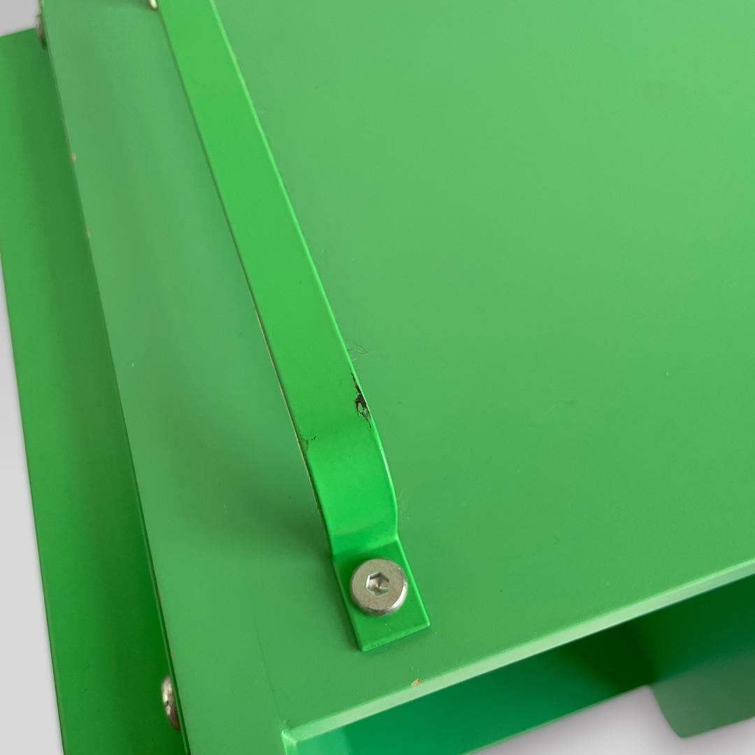 オールド【ポストモダン】ラディカルポップ サイドテーブル ボックスラック