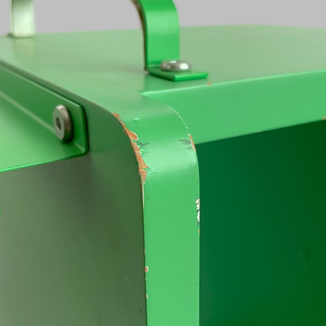 オールド【ポストモダン】ラディカルポップ サイドテーブル ボックスラック