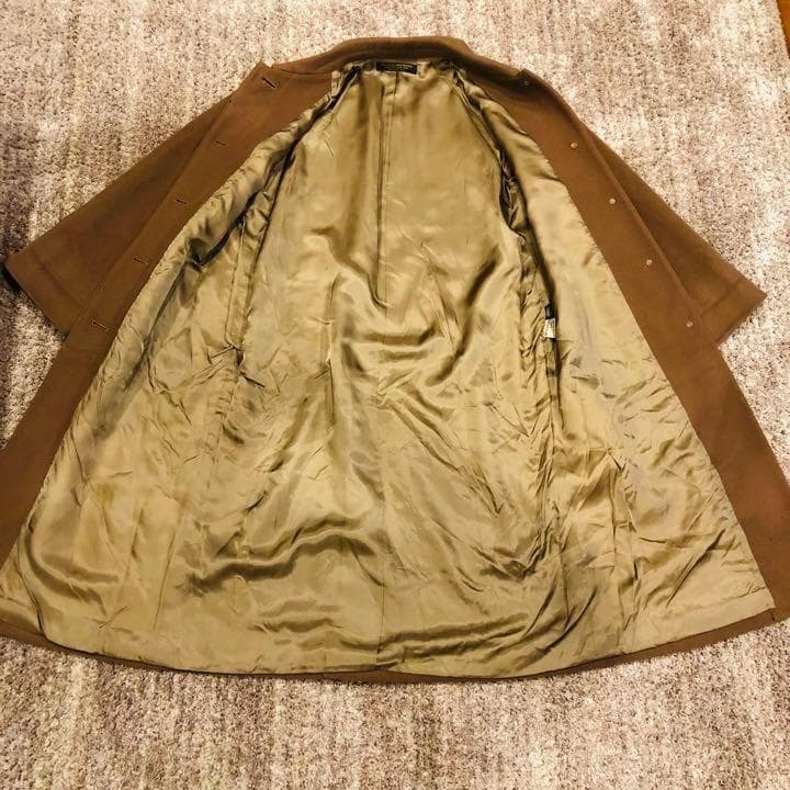 【大人気】ブルックスブラザーズ カラーコート 11AR　カシミヤ混 ブラウン