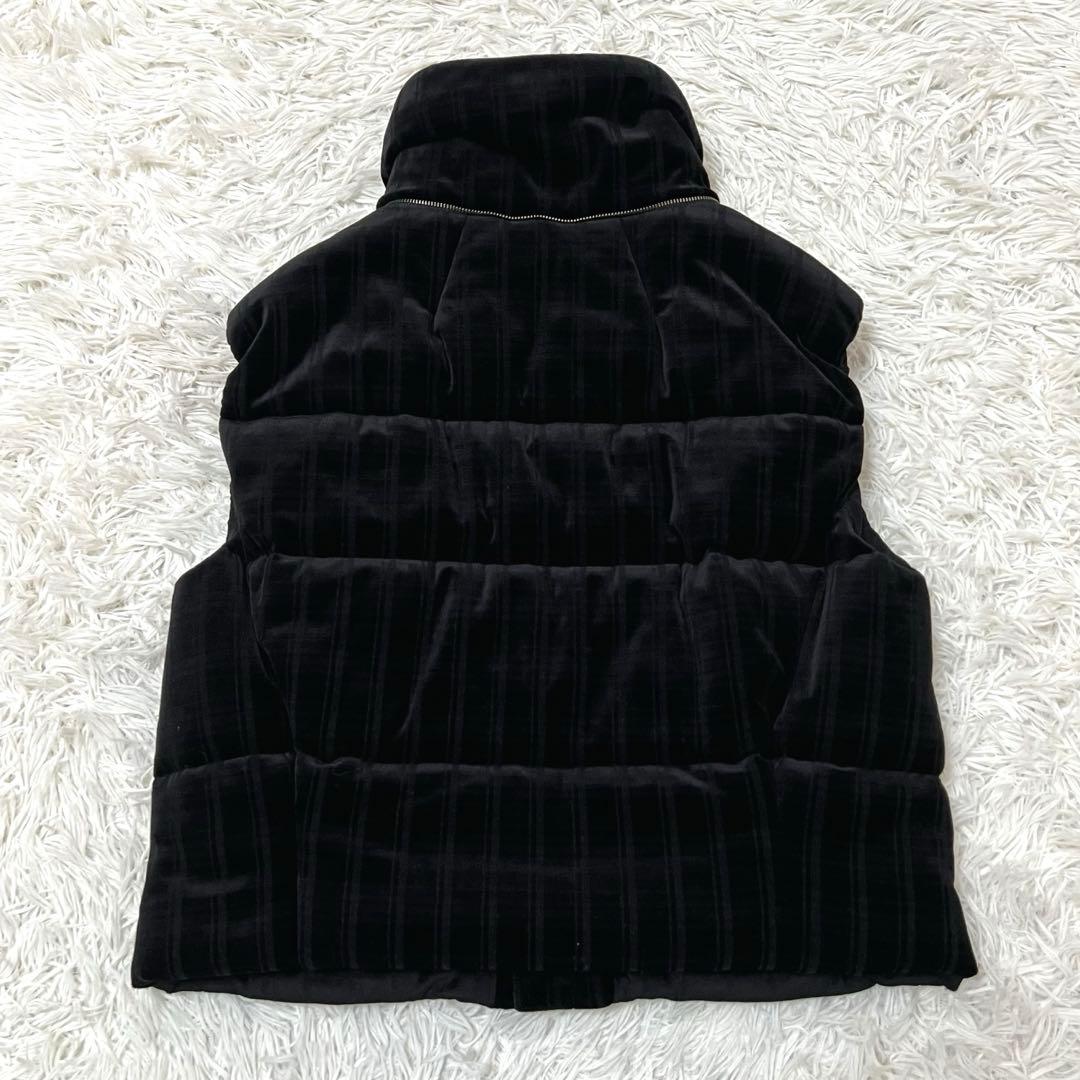 スズランデイジーリン for フォクシー ダウンベスト ベロア　ブラック