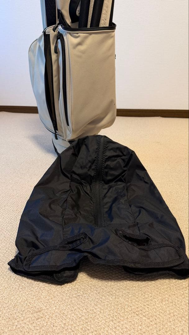 Jonesゴルフ　キャディバッグ　ベージュ　ロゴ刺繍付レア