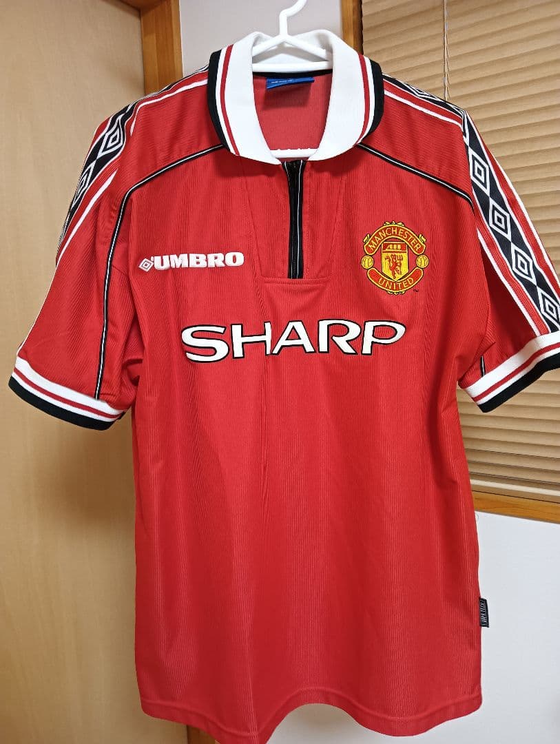 正規品　98-00 マンチェスター・ユナイテッド ユニフォーム　L
