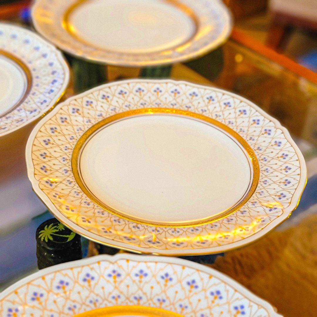 The Okura　スイートメモリー　18cmケーキ皿8枚セット