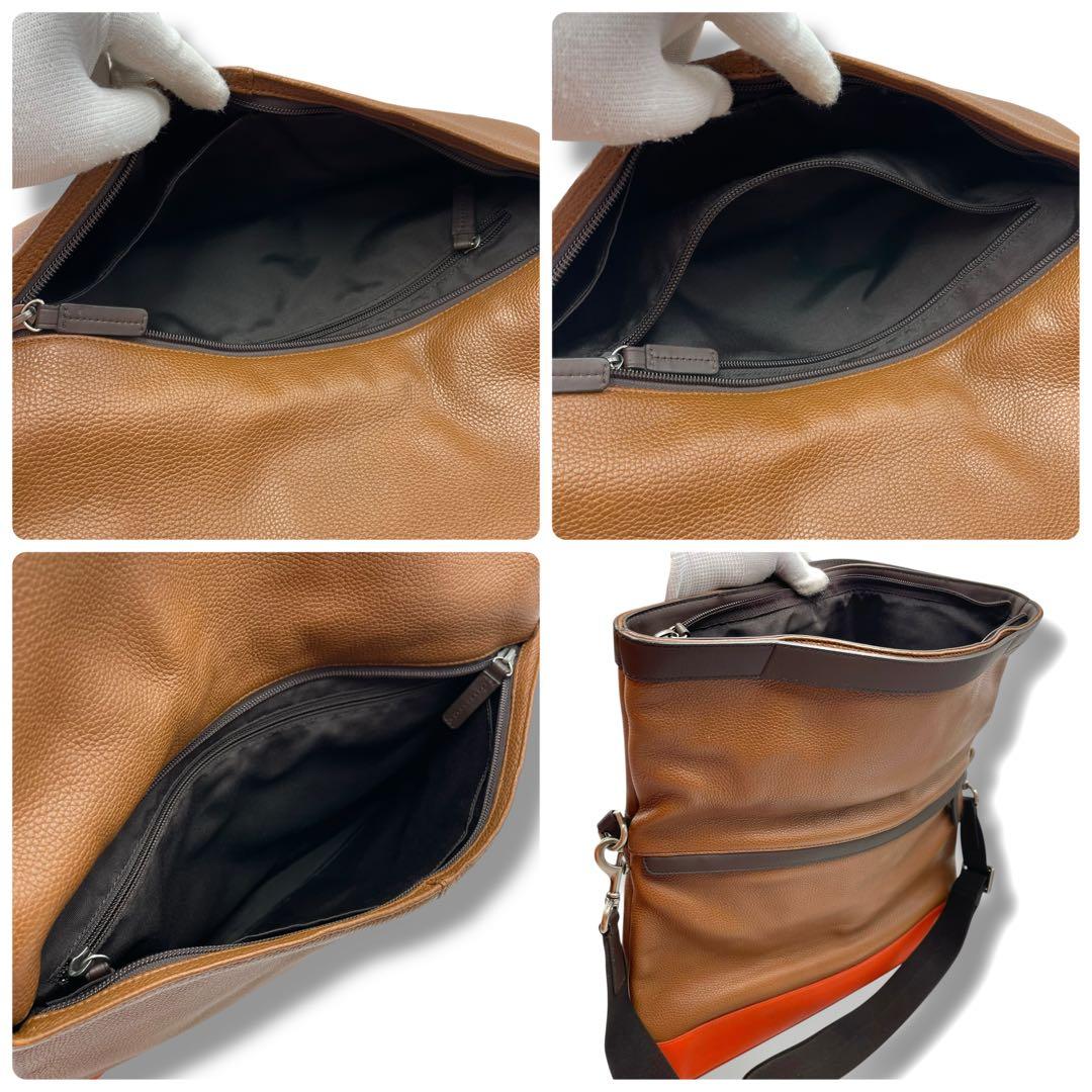 美品 COACH コーチ ショルダーバッグ メッセンジャー カムデン A4可