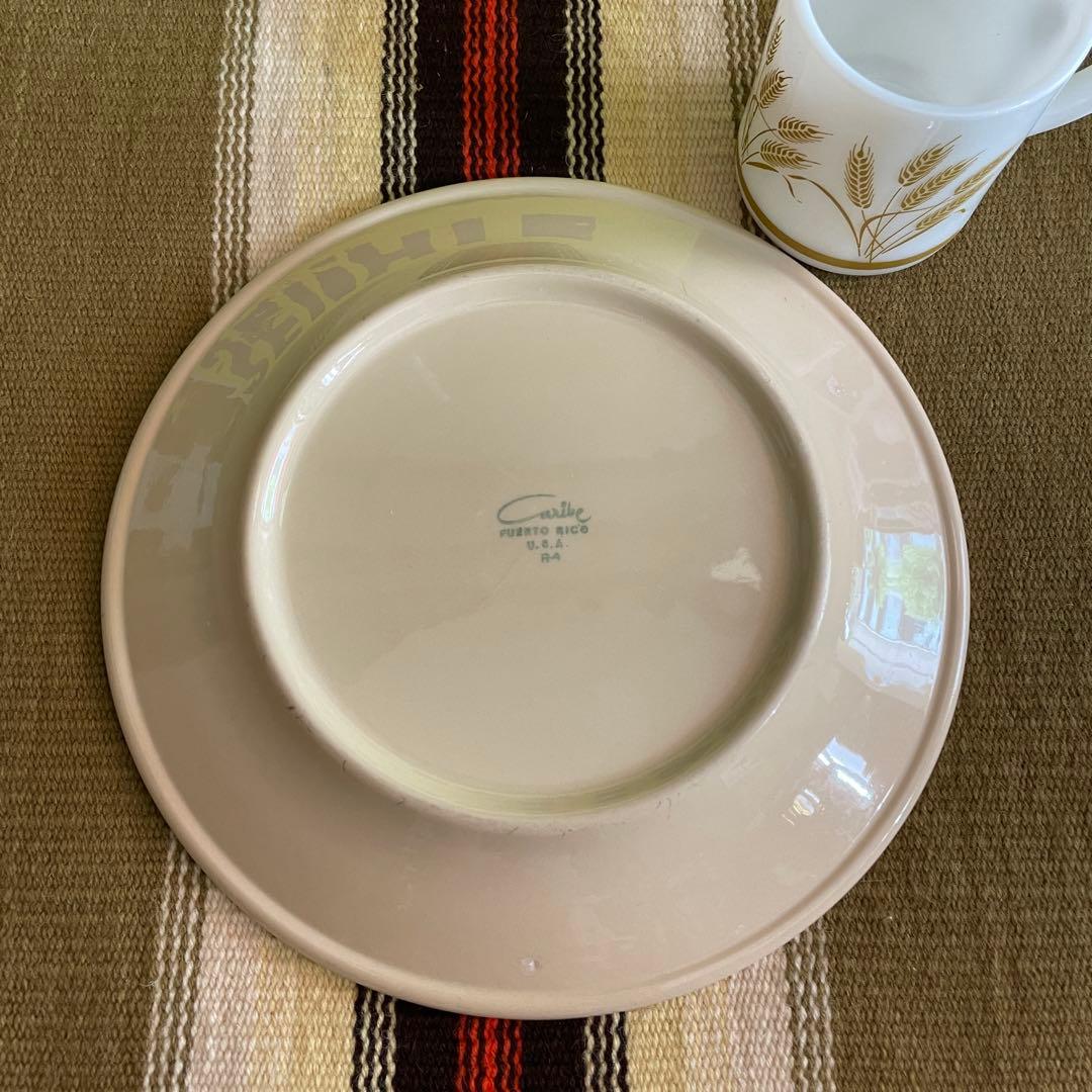 貴重！40s〜50s大皿プレート磁器レストランウェア　ダイナーUSAヴィンテージ