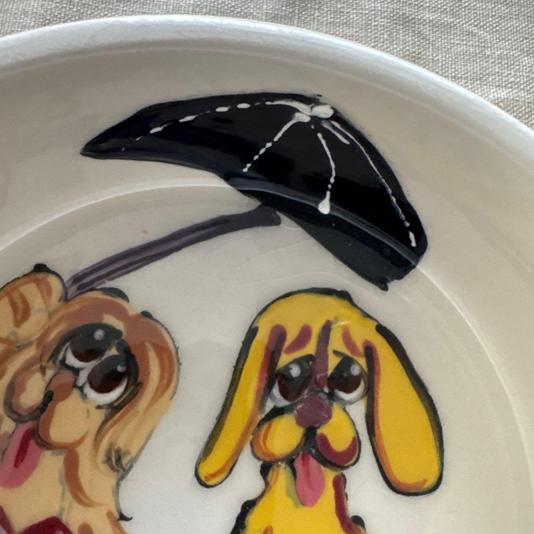 リッツカールトン　ラグナビーチ　トイプードル　陶器ボウル　作家