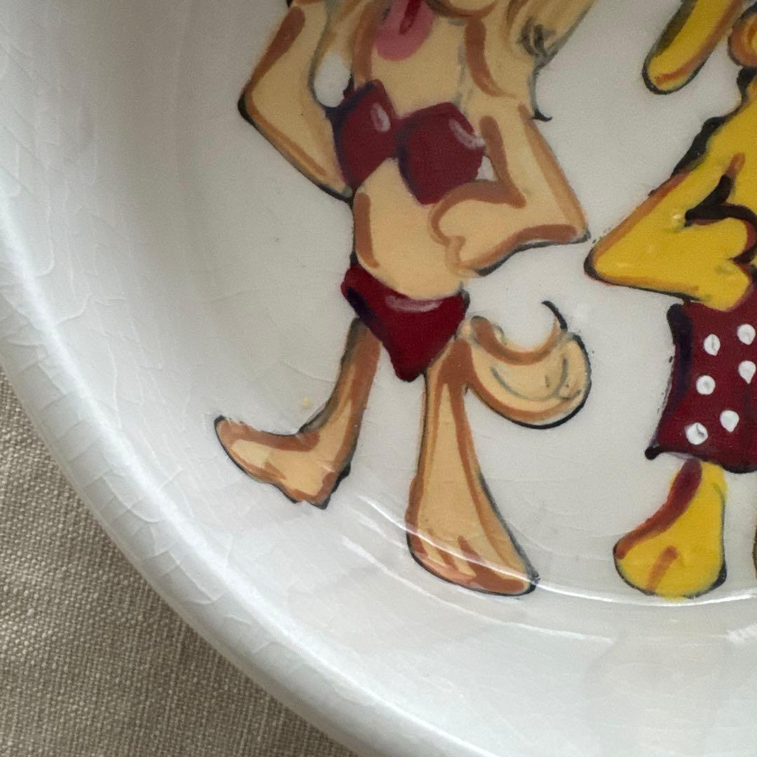 リッツカールトン　ラグナビーチ　トイプードル　陶器ボウル　作家