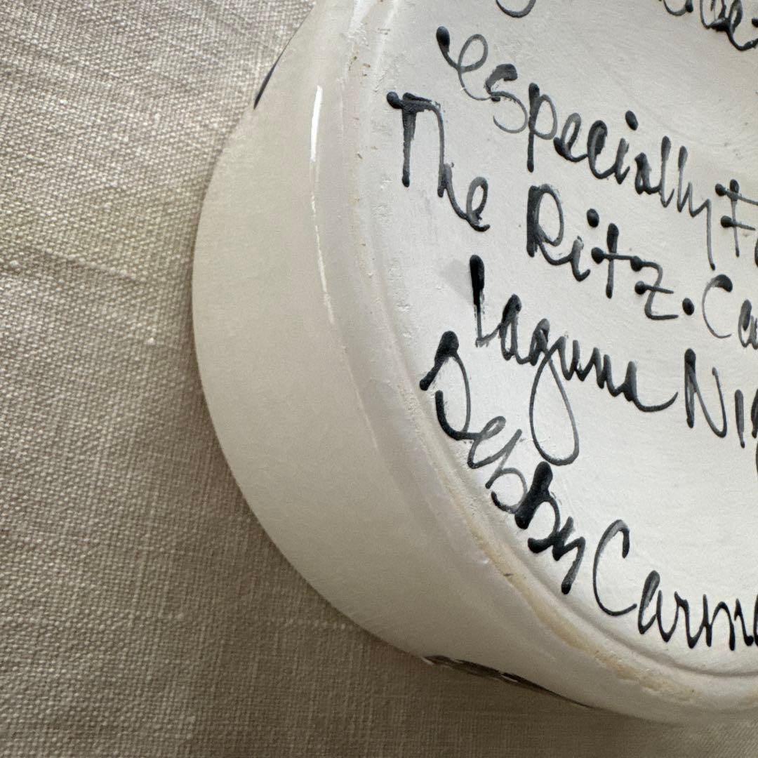 リッツカールトン　ラグナビーチ　トイプードル　陶器ボウル　作家