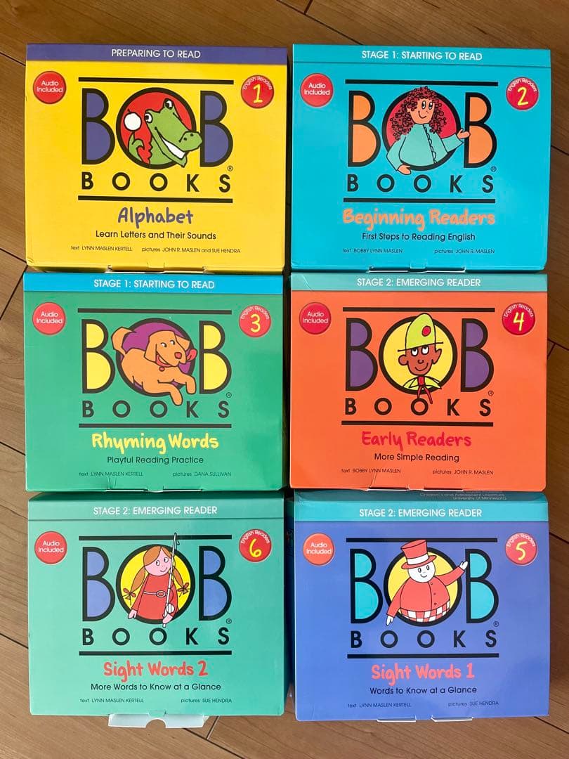 BOB books 6セットKindergarten 英語絵本　英語教材