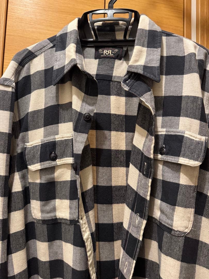 RRL ダブルアールエル　ラルフローレン　バッファローチェックシャツ　Lサイズ