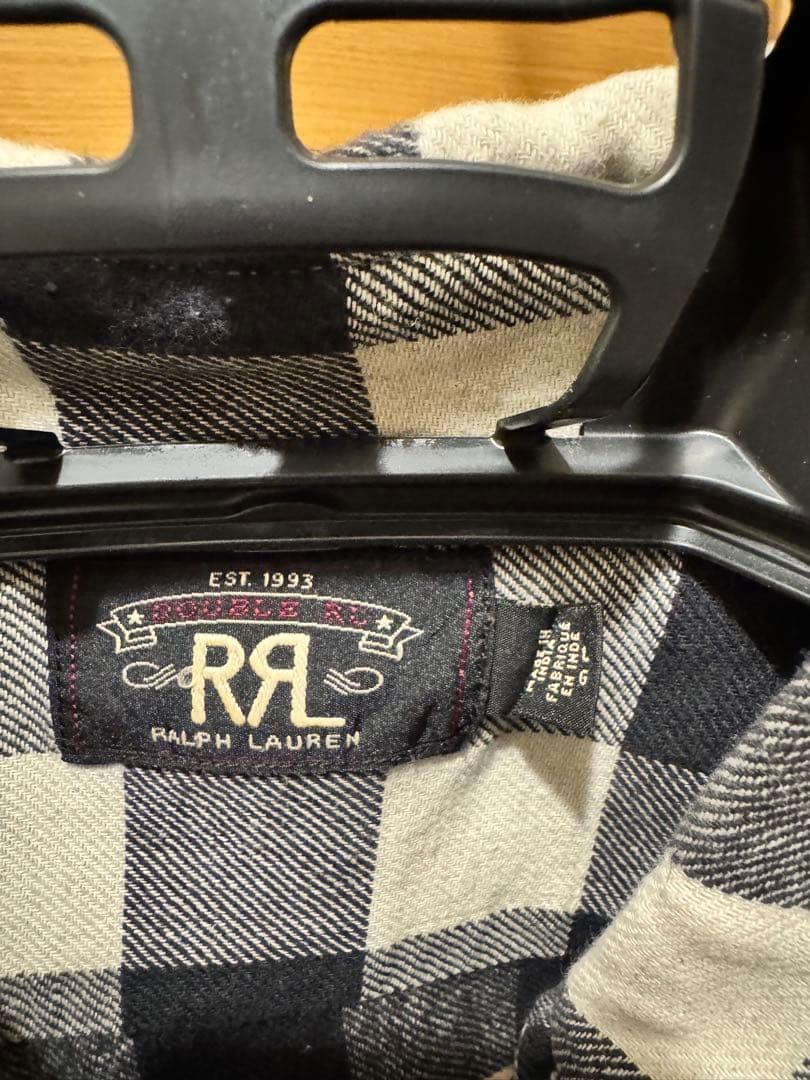RRL ダブルアールエル　ラルフローレン　バッファローチェックシャツ　Lサイズ
